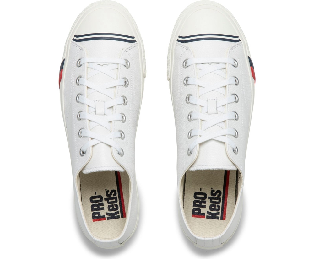 Zapatillas Keds Mujer Blancas - Royal Lo Classic Cuero - 570-DXHASN